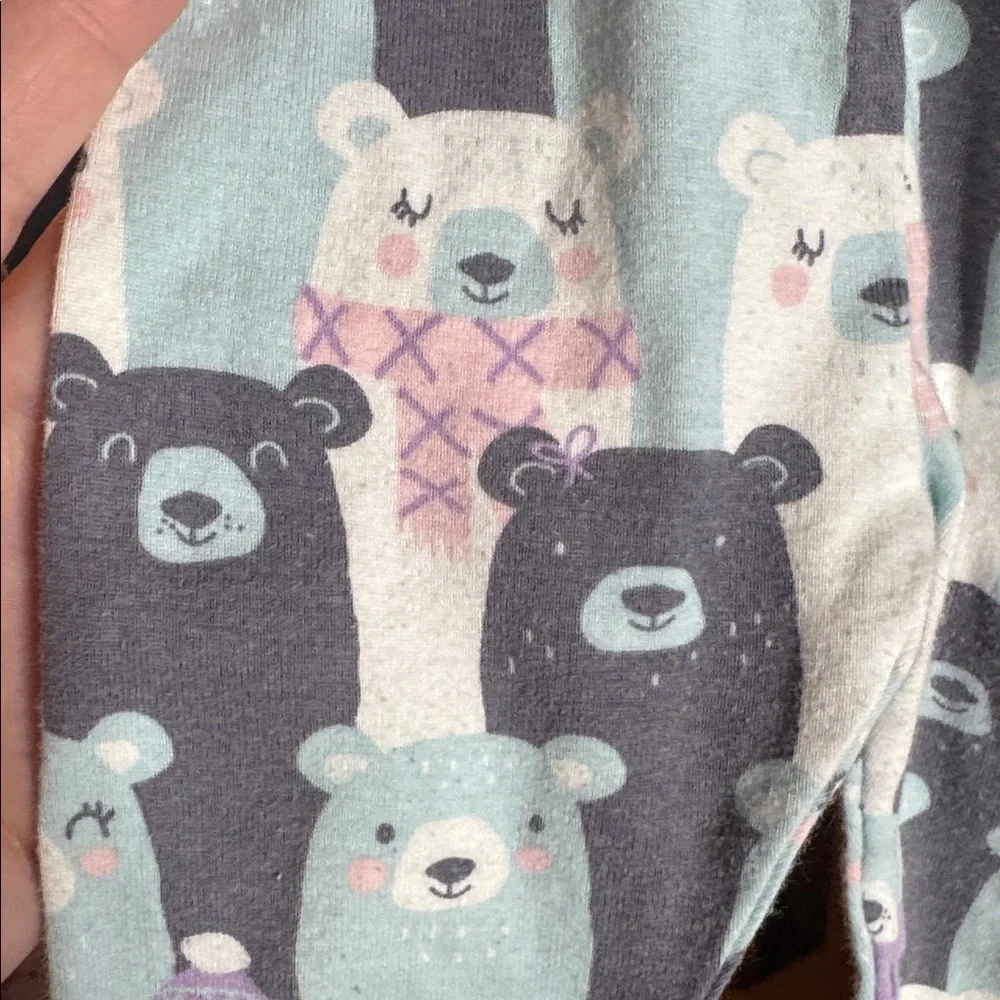 Carter’s 2-Pack Baby Pants Winter Bears & Fair Isle Print Sz 12 Mths (9-12 Mths)